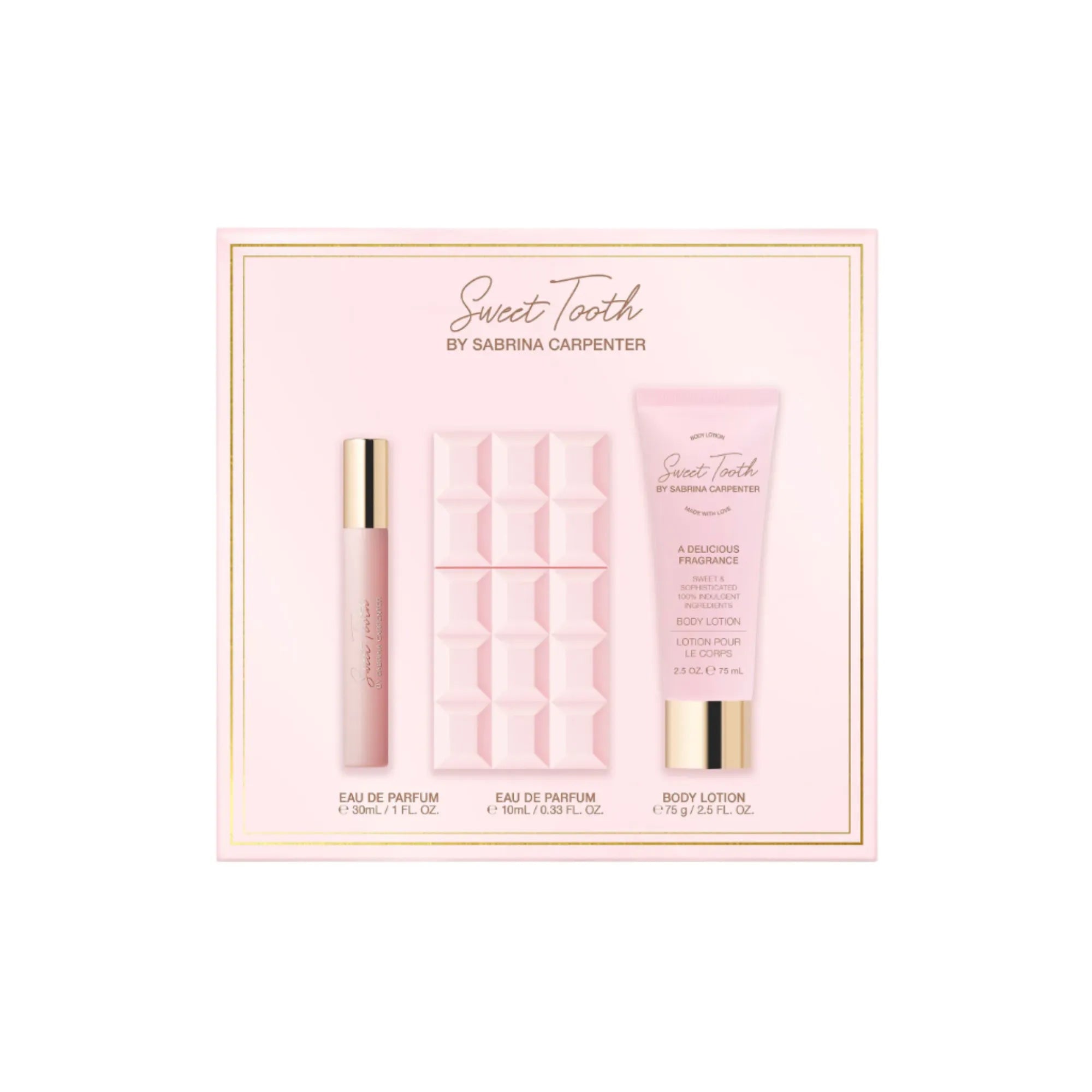 Sweet Tooth by Sabrina Carpenter 3種セット Sabrina Carpenter - Sweet Tooth Gift Set – BPerfect Cosmetics (EUR)