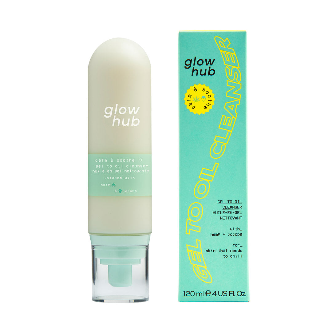 Glow Hub - Calm & Soothe Gel to Oil Cleanser