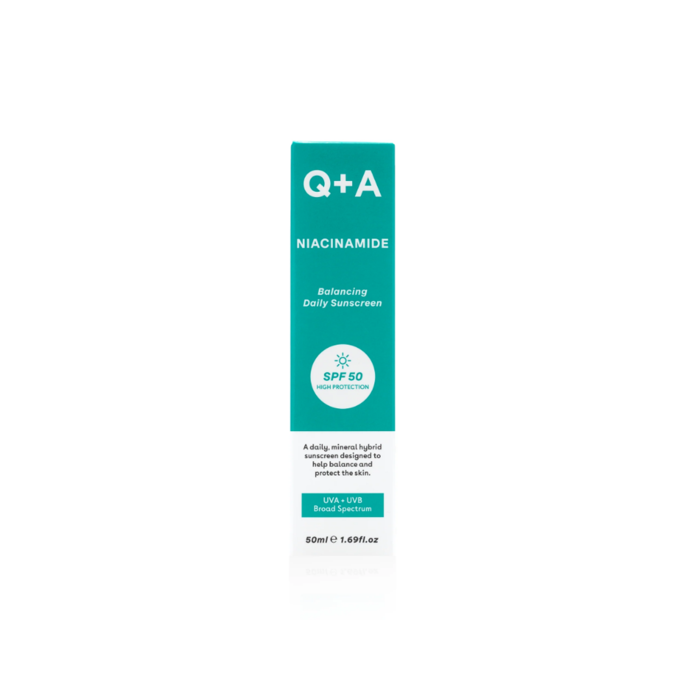 Q+A - Niacinamide SPF50 Balancing Facial Sunscreen