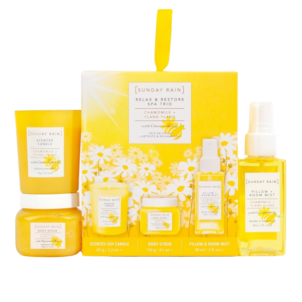 Sunday Rain -  Relax & Restore Trio Chamomile & Ylang Ylang