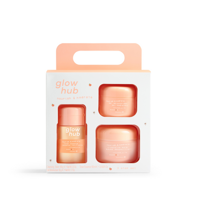 Glow Hub - Nourish & Hydrate 3 Step Gift Set