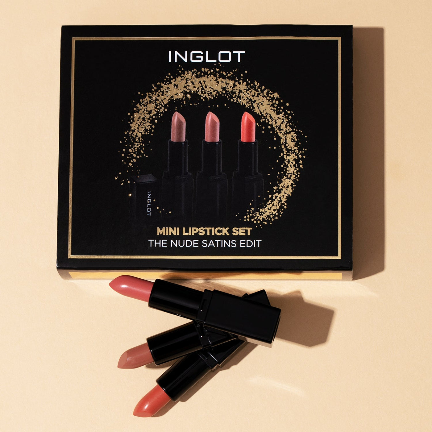 Inglot - Mini Lipstick Set - The Nude Satins Edit
