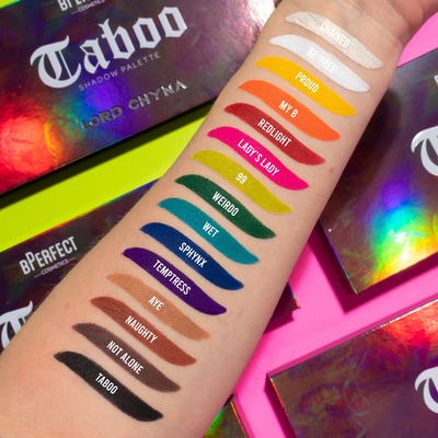 BPerfect x Lord Chyna Taboo Palette