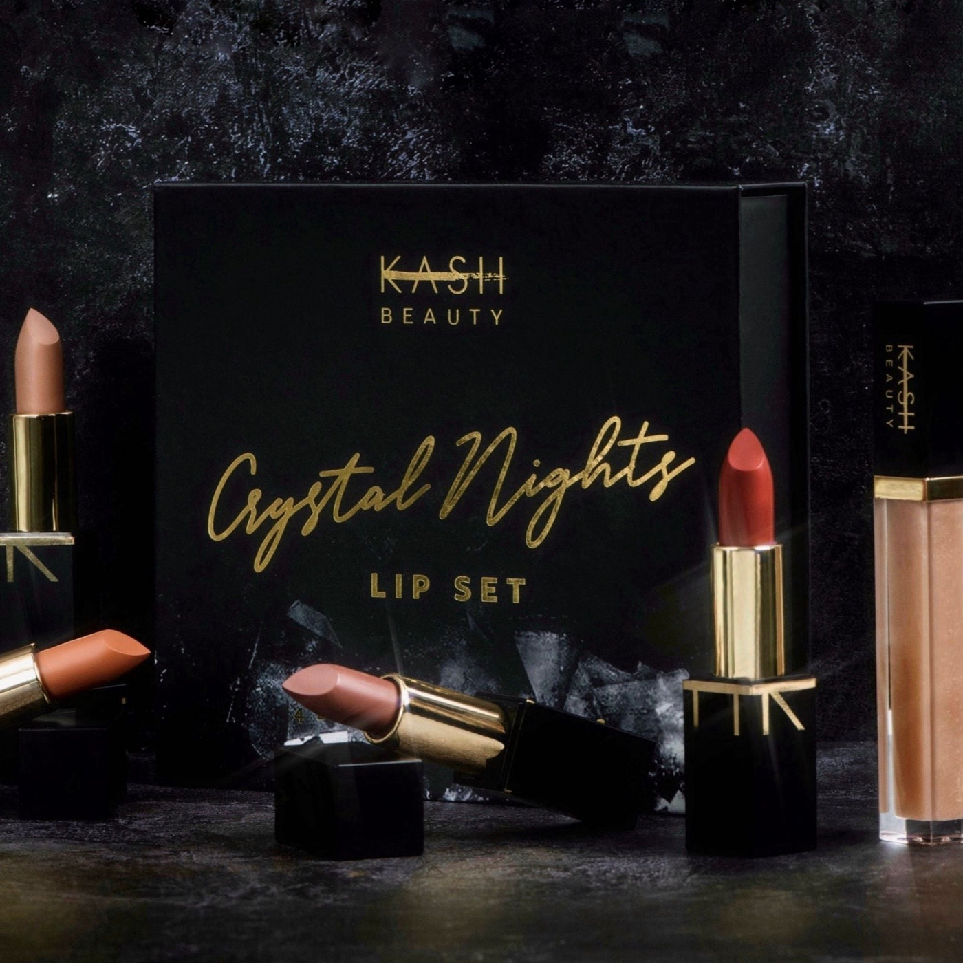 Kash Beauty - Crystal Nights Lip Set